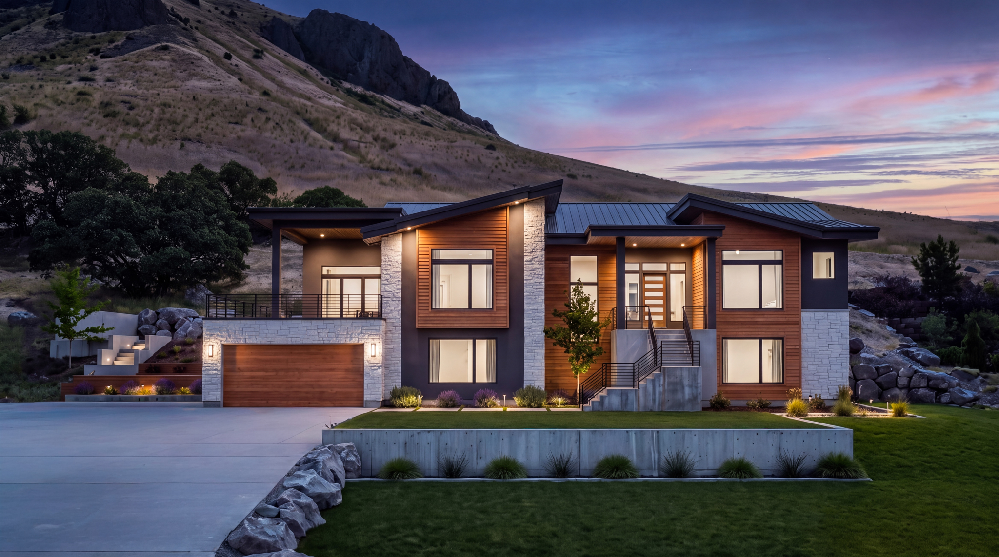 Architectural rendering: The arrival