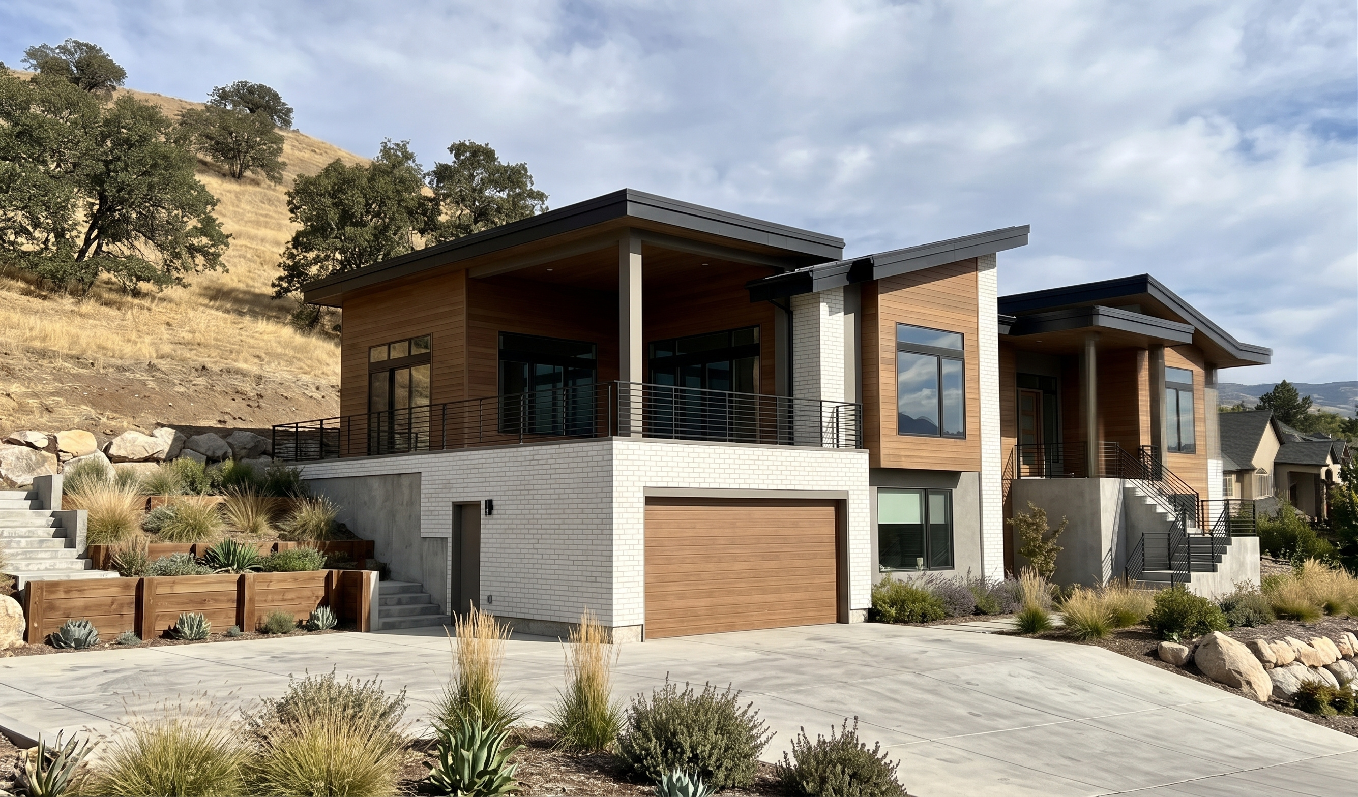 Architectural rendering: The hillside