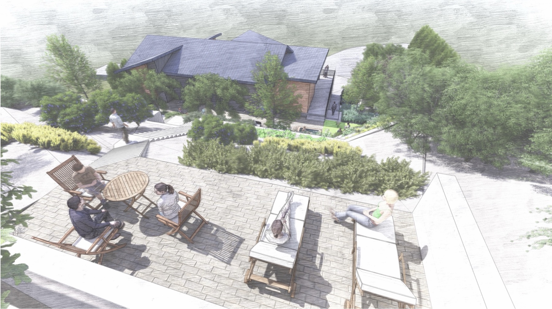 Landscape design concept, view 3