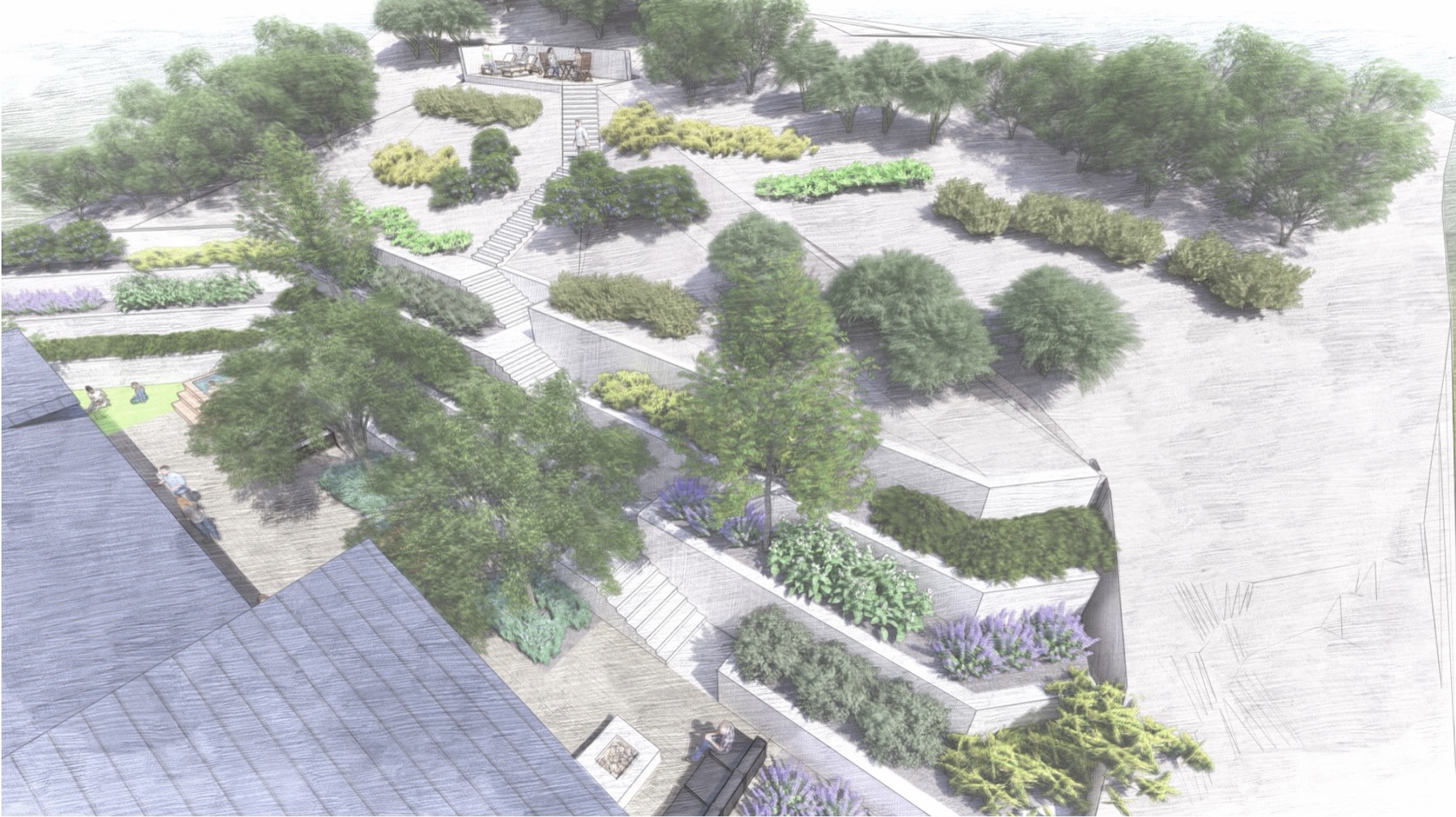 Landscape design concept, view 4